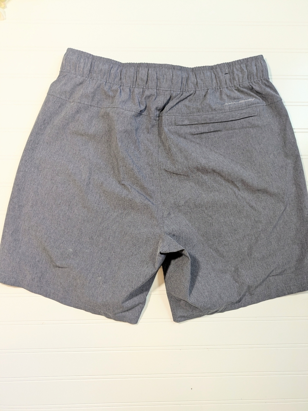 Eddie Bauer Gray Quick Dry Woven Shorts - Picture 2 of 4